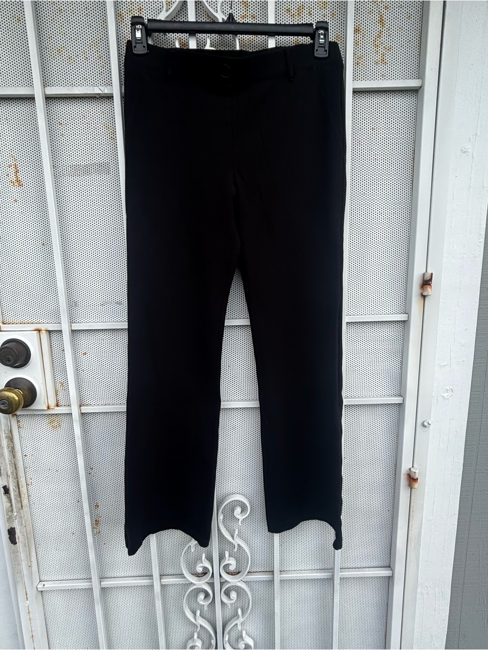 Betabrand Black Boot Cut Women's Pants